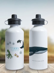 Star Editions Personalised The Snail And The Whale White Water Bottle - Image 2 of 2