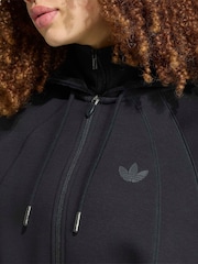 adidas Originals Black Sst 2.0 Cropped Hoodie - Image 5 of 6