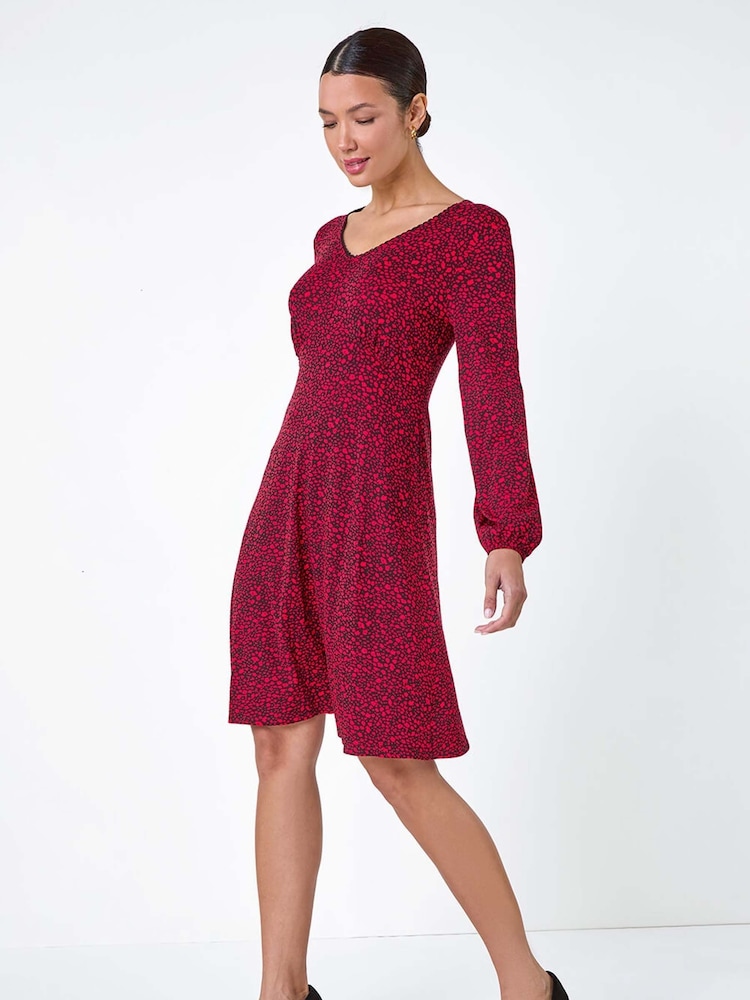 Vestido elástico con ribete de encaje y estampado de florecitas de Roman - Imagen 2 de 5 Vestido elástico con ribete de encaje y estampado de florecitas de Roman - Imagen 2 de 5