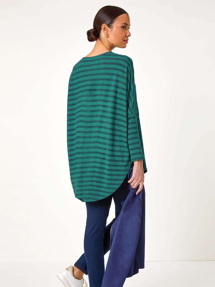 Roman Contrast Raita Stretch - Jersey toppi - Kuva 2 / 5
