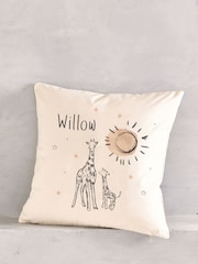 Personalised Giraffe Nursery Cushion - Image 1 of 4