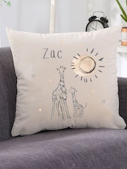 Personalised Giraffe Nursery Cushion - Image 3 of 4