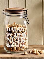 Loveabode Personalised Pick A Nut Black Treat Jar - Image 1 of 2