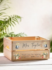 Loveabode Natural Personalised Teachers Gift Crate - Image 2 of 2