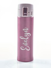 Loveabode Pink Personalised Travel Hip Flask - Image 1 of 3