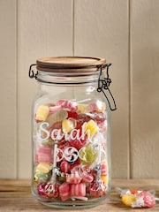 Loveabode Personalised Pick and Mix Black Sweet Jar - Image 1 of 2