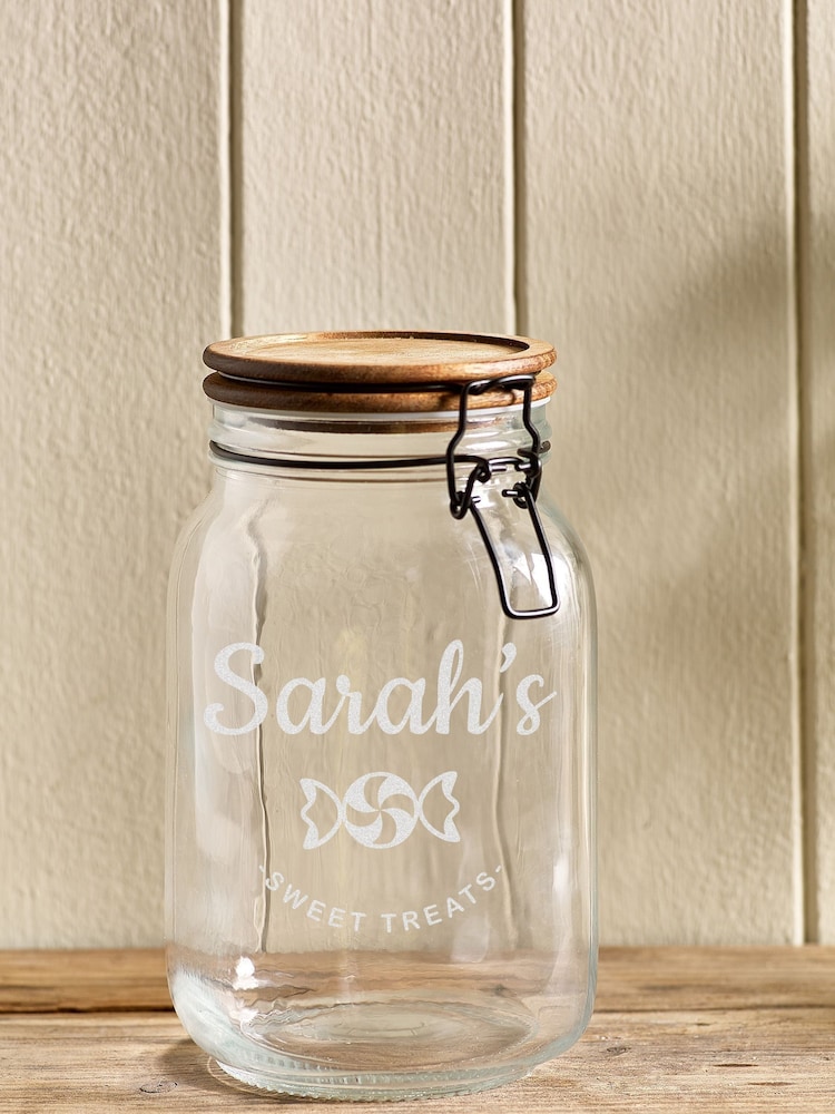 Loveabode Personalised Pick and Mix Black Sweet Jar - Image 2 of 2