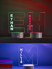 Loveabode Personalised Colour Changing Cut Out Name Black Night Light - Image 1 of 5