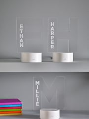 Loveabode Personalised Colour Changing Cut Out Name Black Night Light - Image 2 of 5