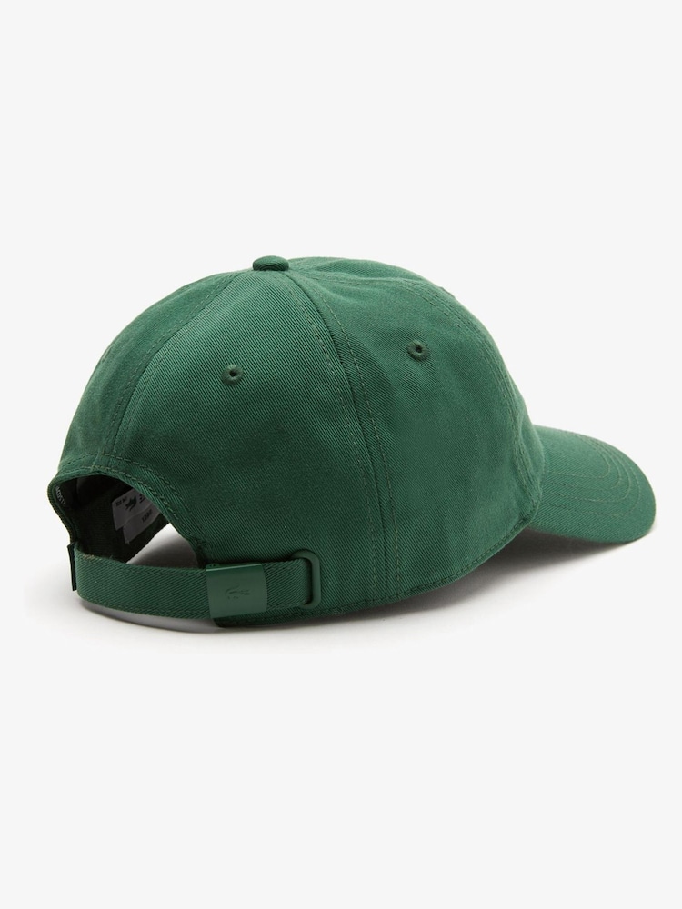 Зеленый - Lacoste кепка из % хлопковой саржи 100 - Image 3 of 3
