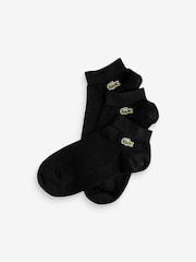 Lacoste Black Short Socks 3 Pack - Image 5 of 6