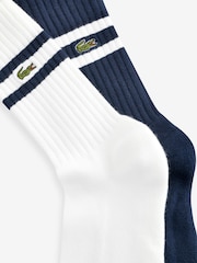 Lacoste Blue/Grey Socks 2 Pack - Image 6 of 7
