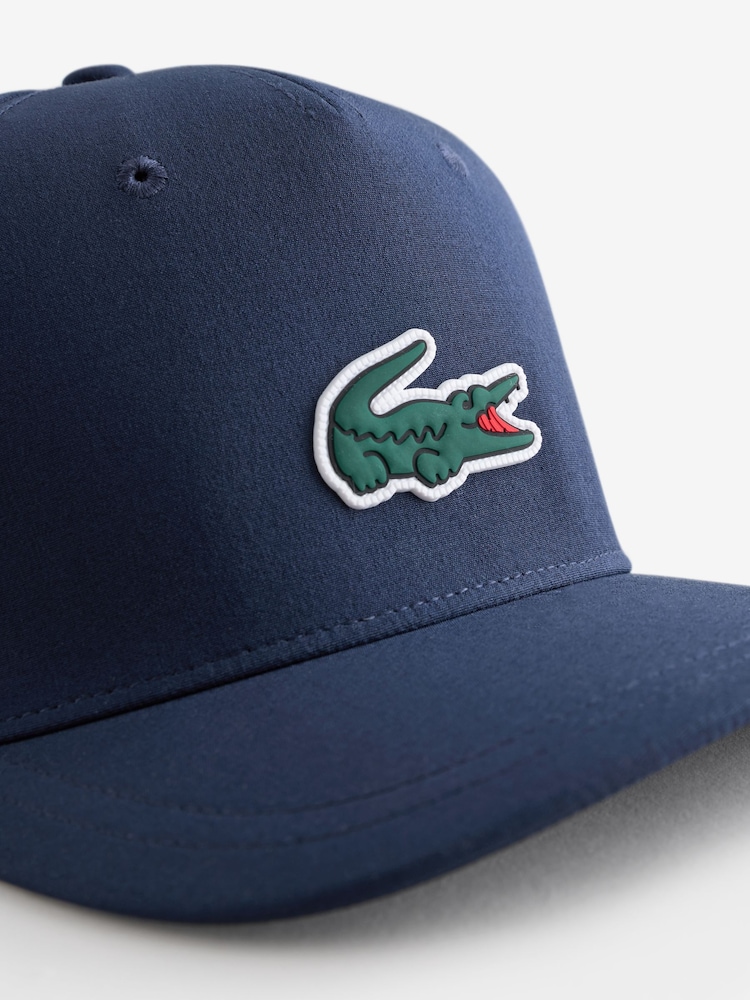 Lacoste Blue 100% Cotton Cap - Image 6 of 8