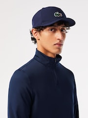 Lacoste Blue 100% Cotton Cap - Image 7 of 8
