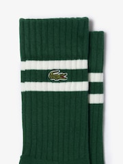 Lacoste Green/Grey Socks 2 Pack - Image 2 of 2