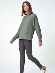 Roman Brown Coated Faux Leather Jeggings - Image 2 of 5