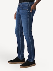 Paige Navy Blue Lennox Jeans - Image 3 of 5