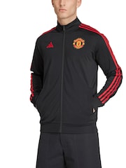 adidas Black Manchester United DNA Track Top - Image 1 of 3