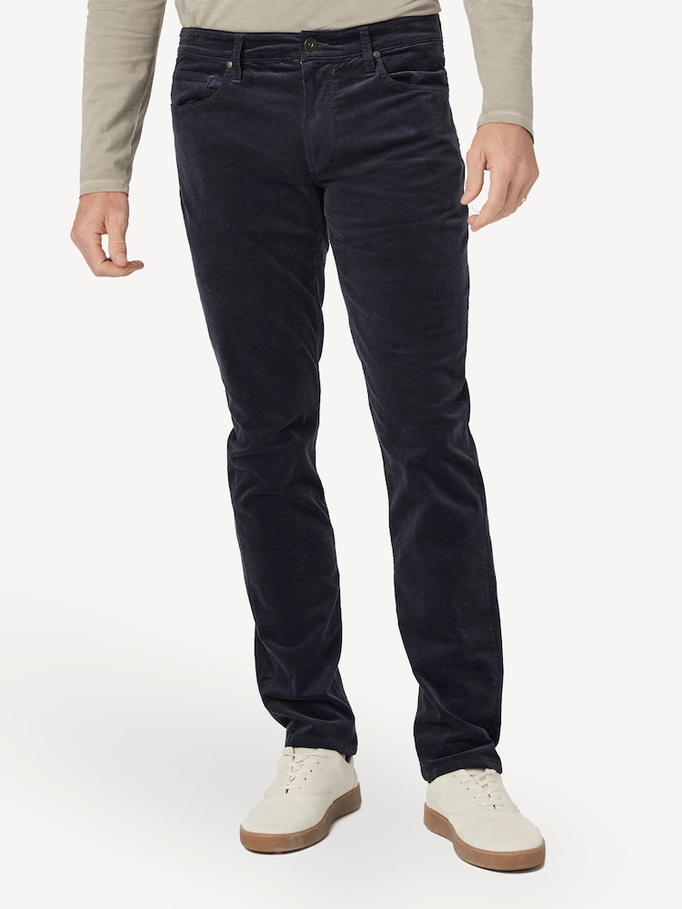 Paige Navy Blue Lennox Trousers - Image 1 of 5