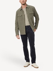 Paige Navy Blue Lennox Trousers - Image 4 of 5