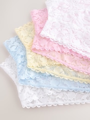 Pastel High Rise High Leg Floral Lace Knickers 5 Pack - Image 11 of 12