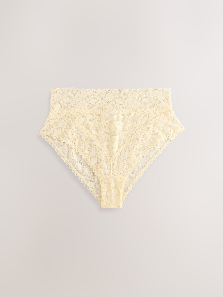 pastel - Lot de 5 culottes en dentelle fleurie - Image 9 of 12