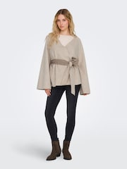 JDY Cream Wrap Kimono Soft Jacket - Image 5 of 8