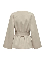 JDY Cream Wrap Kimono Soft Jacket - Image 8 of 8