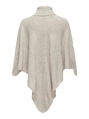 JDY Cream Roll Neck Poncho - Image 6 of 6