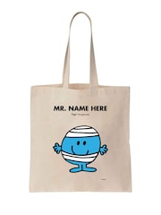 Star Editions Mr. Men Cream 100% Cotton Personalised Tote Bag - Image 3 of 3