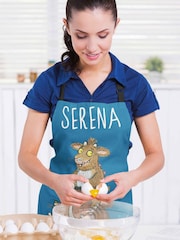 Star Editions Child Adults Blue 100% Cotton Personalised Gruffalos Apron - Image 2 of 4