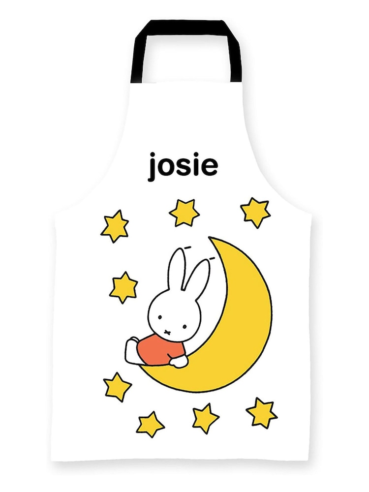 Star Editions Personalised 100% Cotton Miffy Shining Bright White Apron - Image 1 of 2
