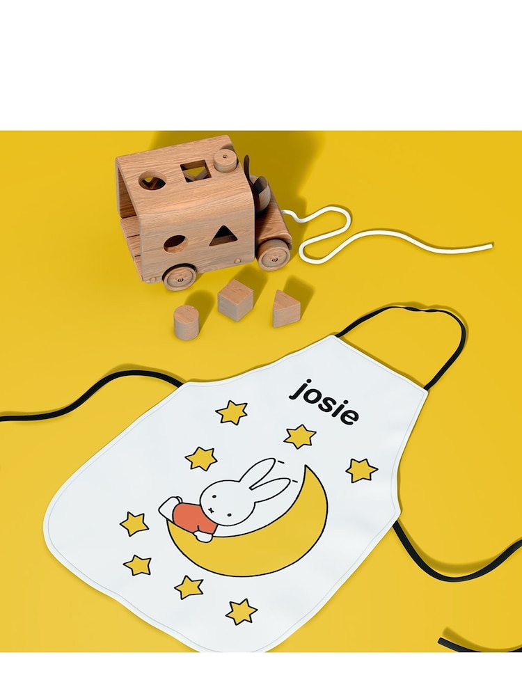 Star Editions Personalised 100% Cotton Miffy Shining Bright White Apron - Image 2 of 2