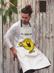 Star Editions Mr. Men Adults Personalised 100% Cotton White Apron - Image 3 of 4