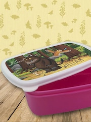 Star Editions Personalised Gruffalo and Owl Blue/Pink Lunch Box - Image 3 of 3