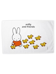 Star Editions Personalised Miffy and Friends 100% Cotton Tea Towel - Image 1 of 2