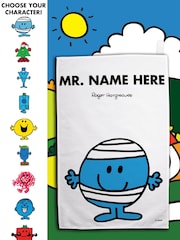 Star Editions Mr. Men Personalised 100% Cotton Tea Towel - Image 1 of 3