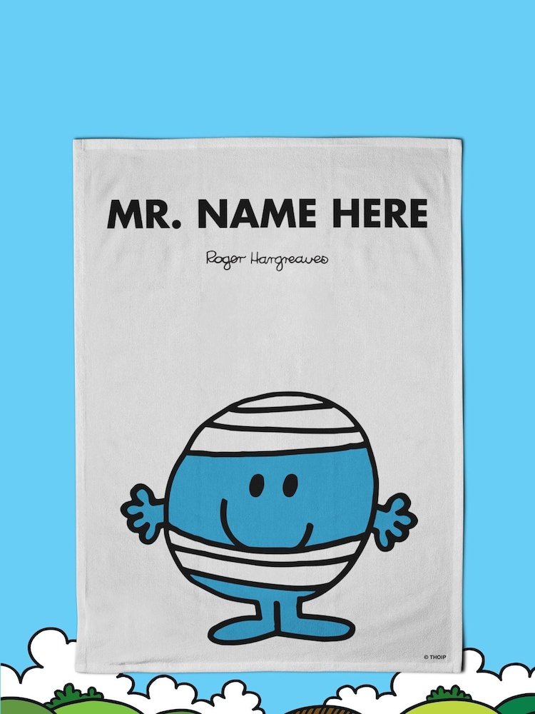Star Editions Mr. Men Personalised 100% Cotton Tea Towel - Image 2 of 3