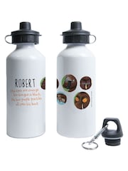 Star Editions Personalised "His eyes are orange, his tongue is black" Gruffalo White Water Bottle - Image 1 of 2