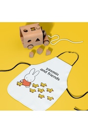 Star Editions Personalised 100% Cotton Miffy and Friends White Apron - Image 2 of 2