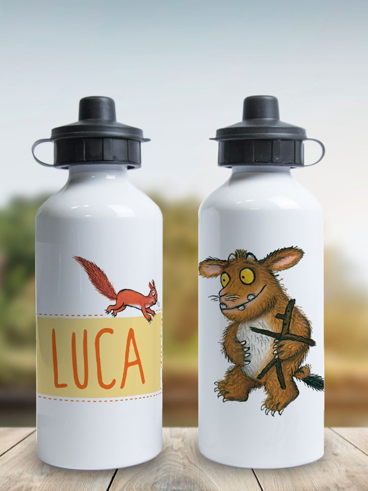 Star Editions Personalised Gruffalos Child White Water Bottle - Image 2 of 2