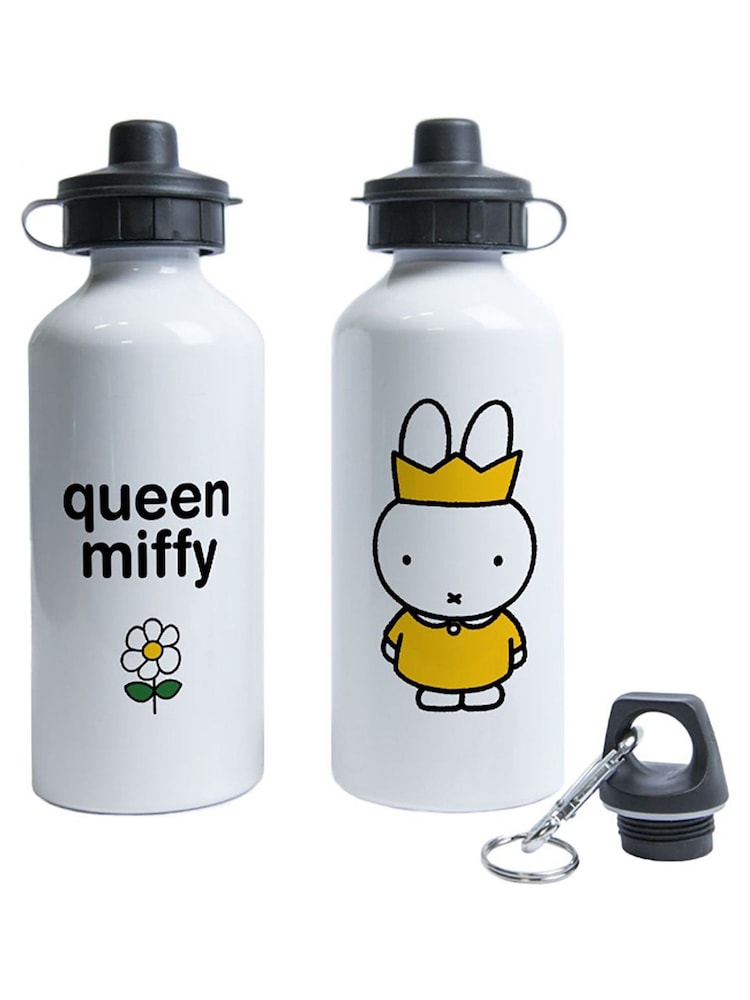 Star Editions Queen Personalised Miffy Water White Bottle - Image 1 of 2