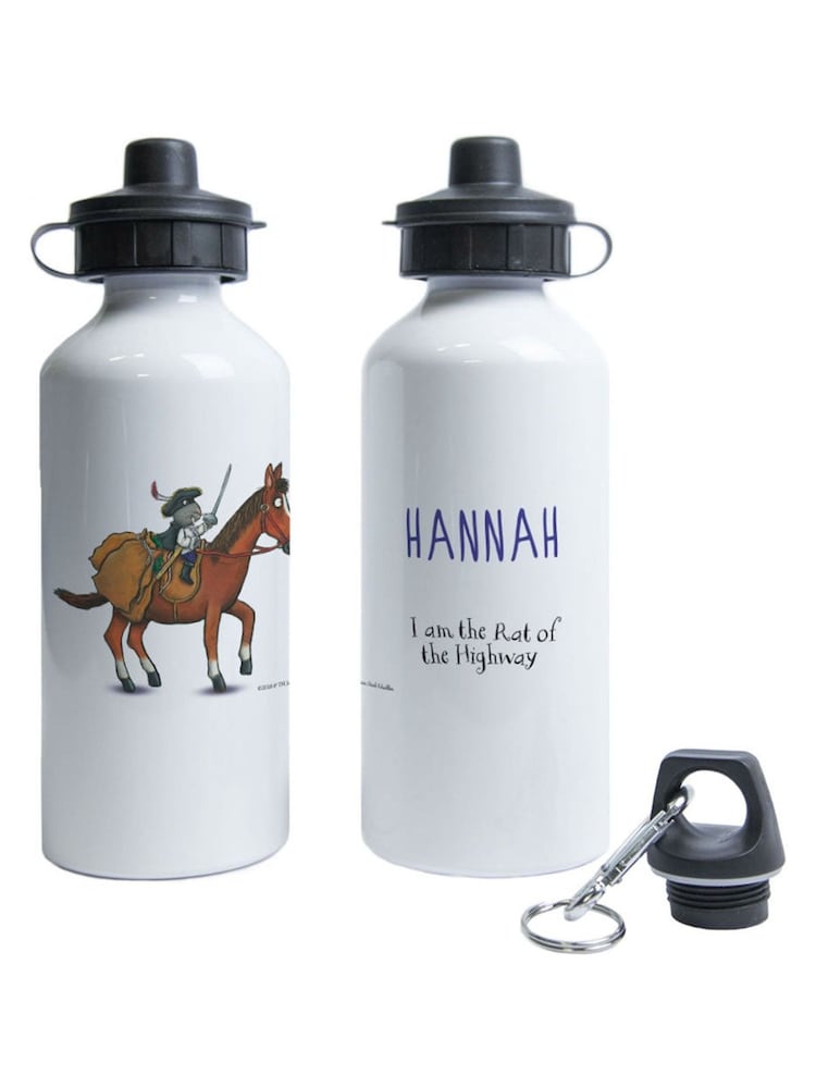 Star Editions Personalised Highway Rat White Water Bottle - Image 1 of 2