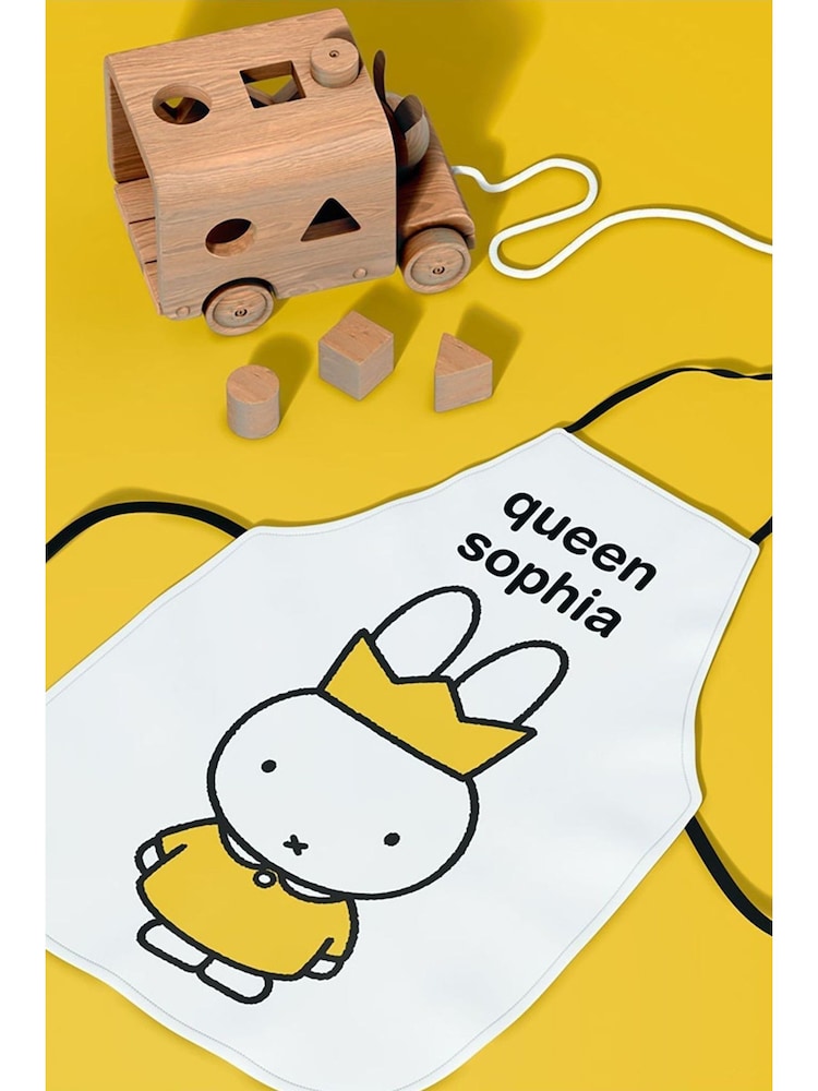 Star Editions 100% Cotton Personalised Queen Miffy Adults White Apron - Image 2 of 2