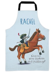 Star Editions Blue 100% Cotton Personalised Highway Rat Childrens Apron - Image 1 of 2