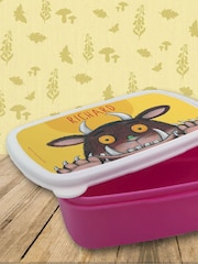 Star Editions Personalised Gruffalo Blue/Pink Lunch Box - Image 3 of 3