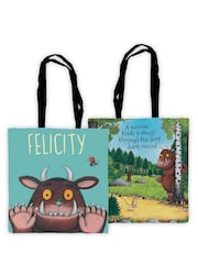 Star Editions 100% Cotton Personalised Gruffalo Edge to Edge Tote Bag - Image 1 of 2