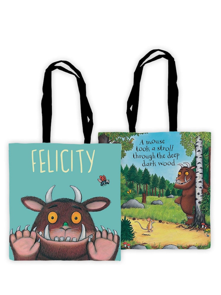 Star Editions 100% Cotton Personalised Gruffalo Edge to Edge Tote Bag - Image 1 of 2
