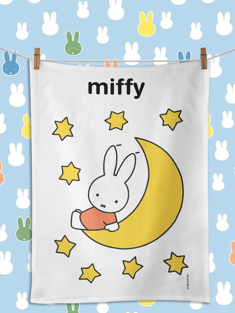Star Editions Personalised Miffy Shining Bright 100% Cotton Tea Towel - Image 2 of 2