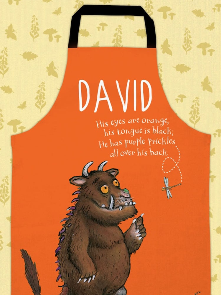 Star Editions Kids Orange Personalised Gruffalo 100% Cotton Apron - Image 2 of 2